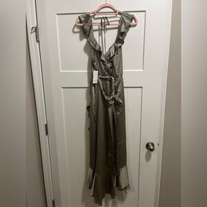 Show Me Your MUMU! NWT! Samantha Ruffle Wrap Dress.